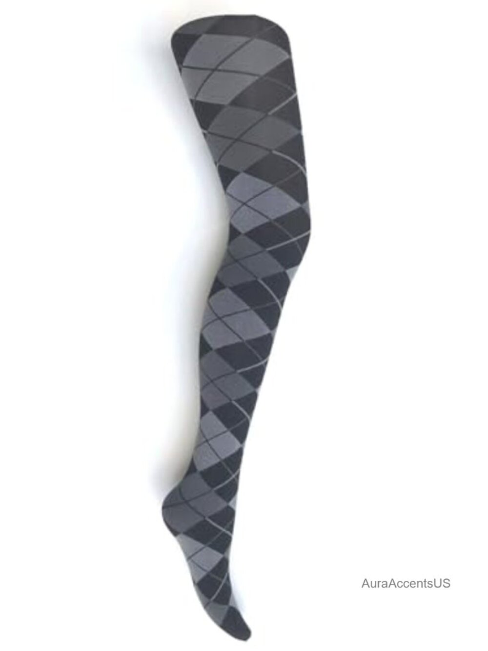 Classic Argyle Pattern Tights 60 Denier Stretchy Full Length